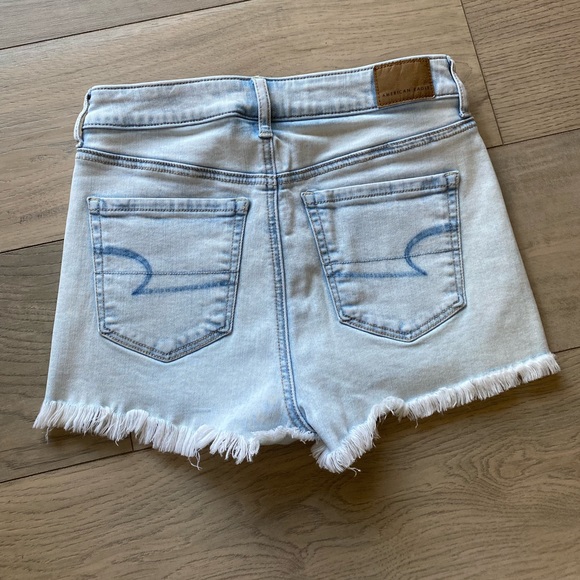 Light Wash Jean Shorts - Picture 2 of 3